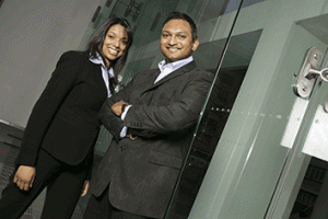 Mitesh Soma and wife Krishna of Chemist Direct